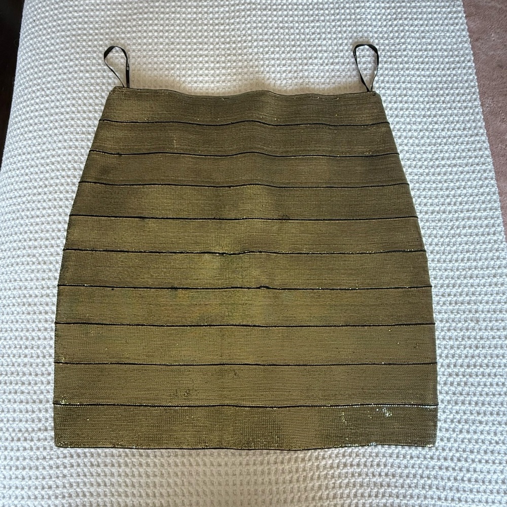Elegant Olive Green Skirt